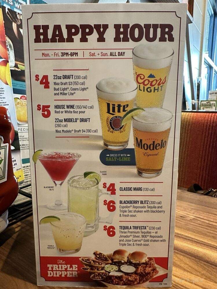 Chili's - Fort Worth, TX menu_pic