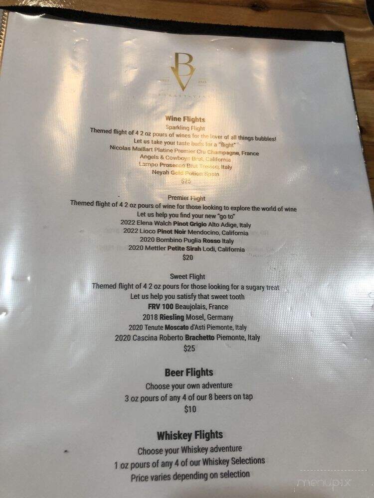 Barley & Vine - Platte City, MO menu_pic