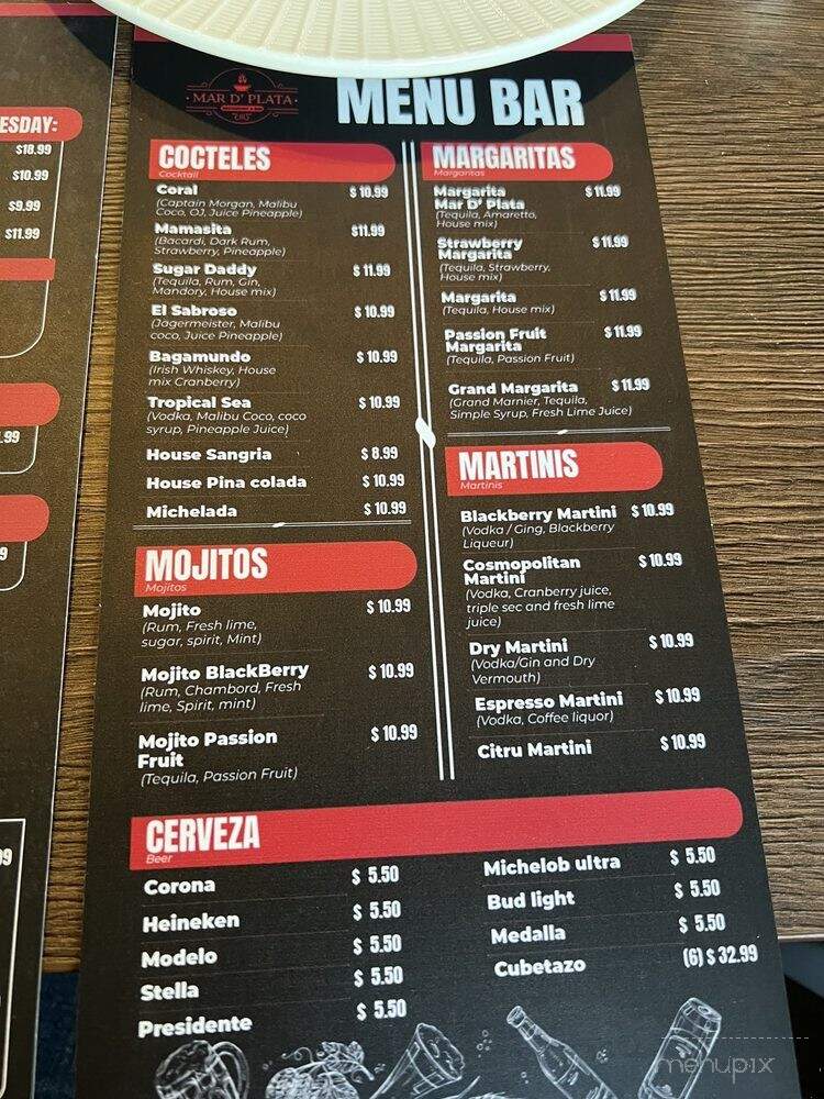Mar D Plata - West Palm Beach, FL menu_pic