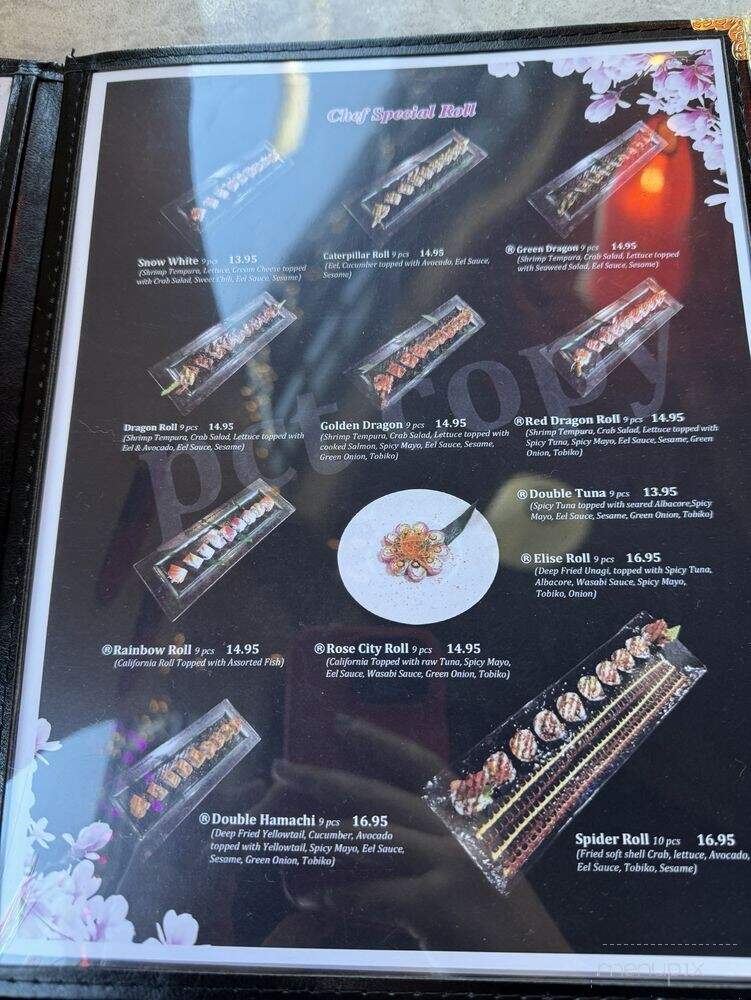Yosu Sushi - Portland, OR menu_pic