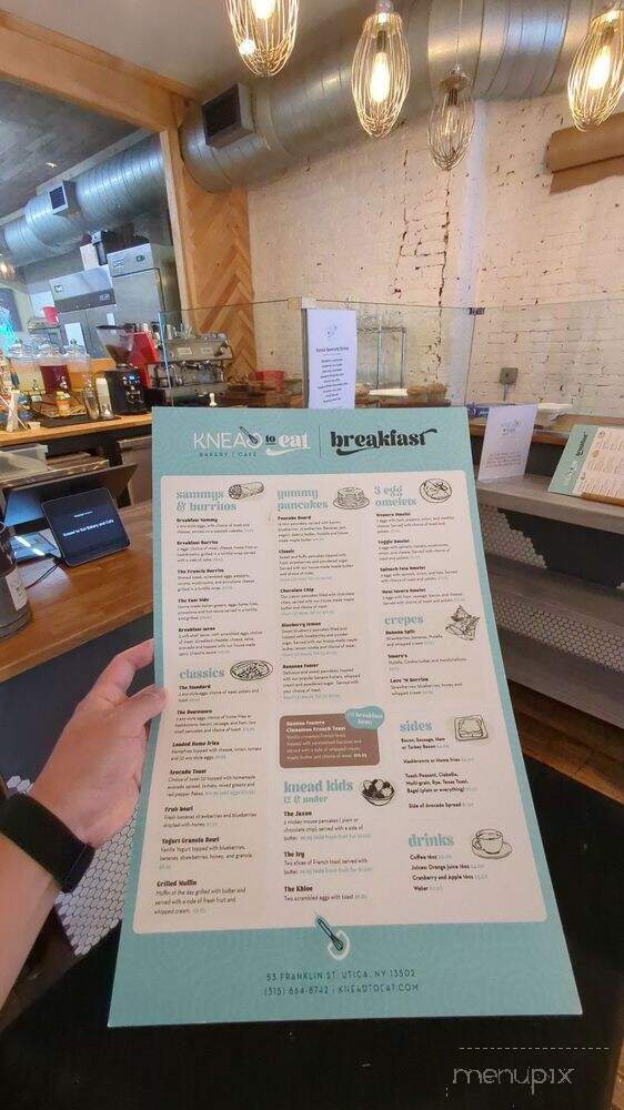 Knead to Eat Bakery and Cafe - Utica, NY menu_pic