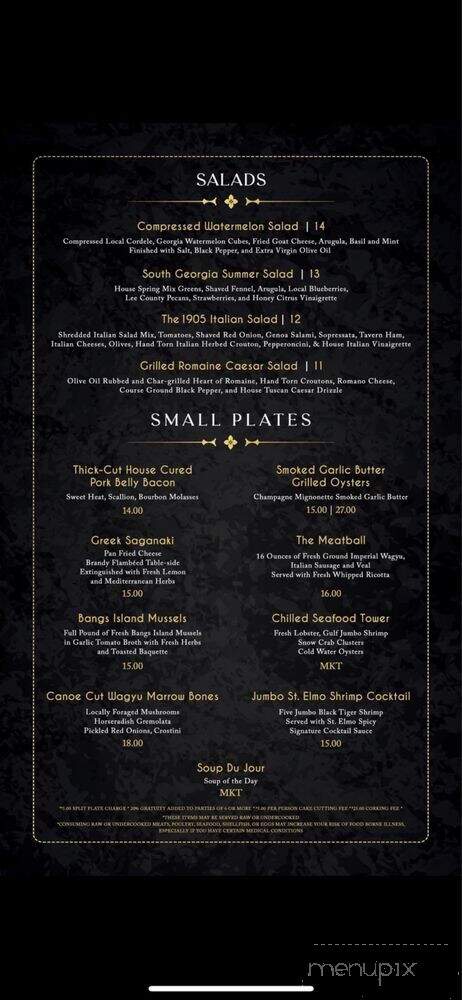 Decanter - Albany, GA menu_pic