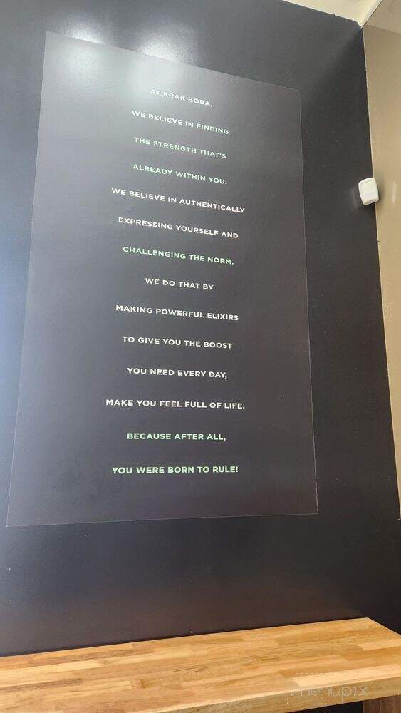 Krak Boba Moreno Valley - Moreno Valley, CA menu_pic