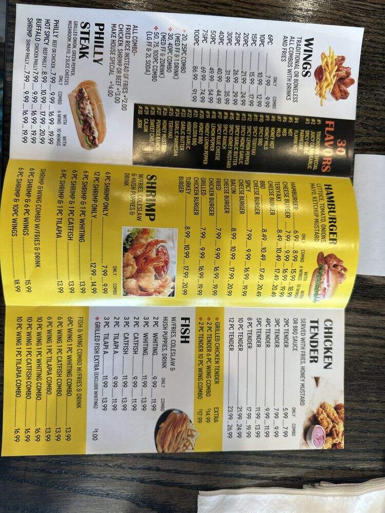 Touchdown Wings - St. Louis, MO menu_pic