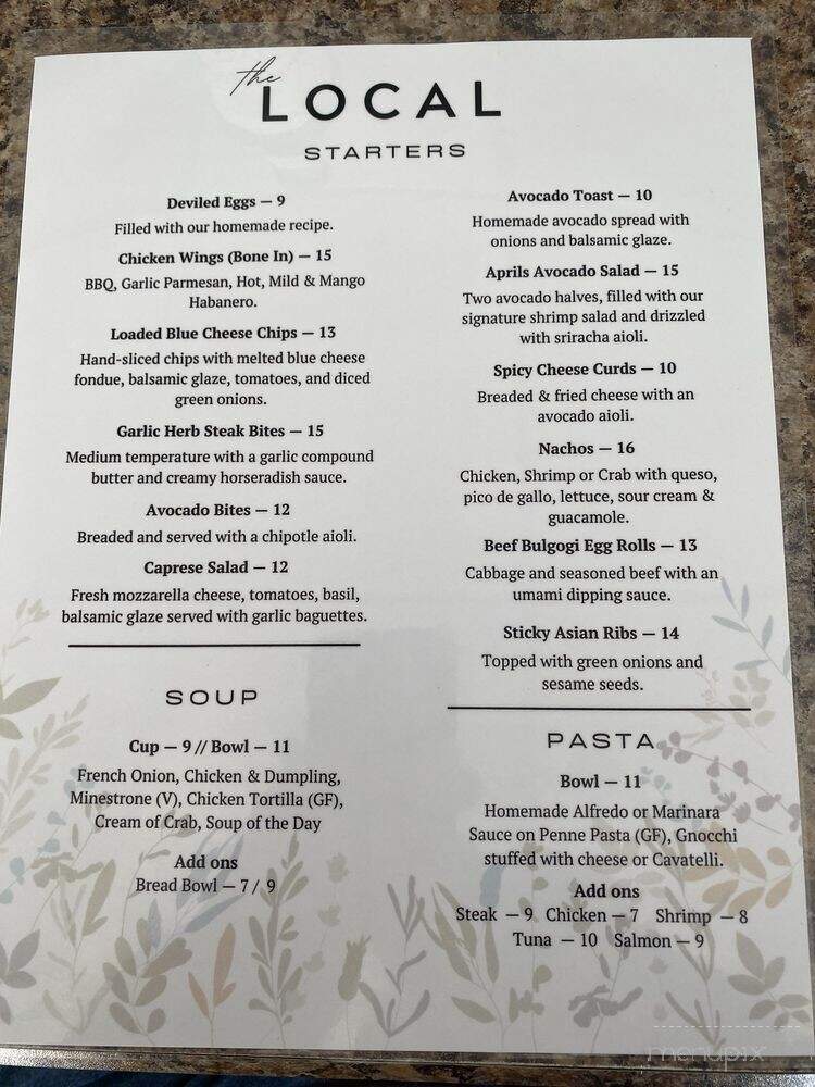 The Local - Hollywood, MD menu_pic