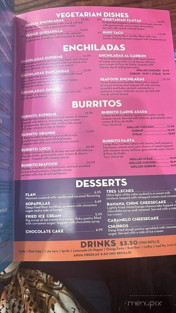 Pedro's Tacos & Tequila - Pace, FL menu_pic