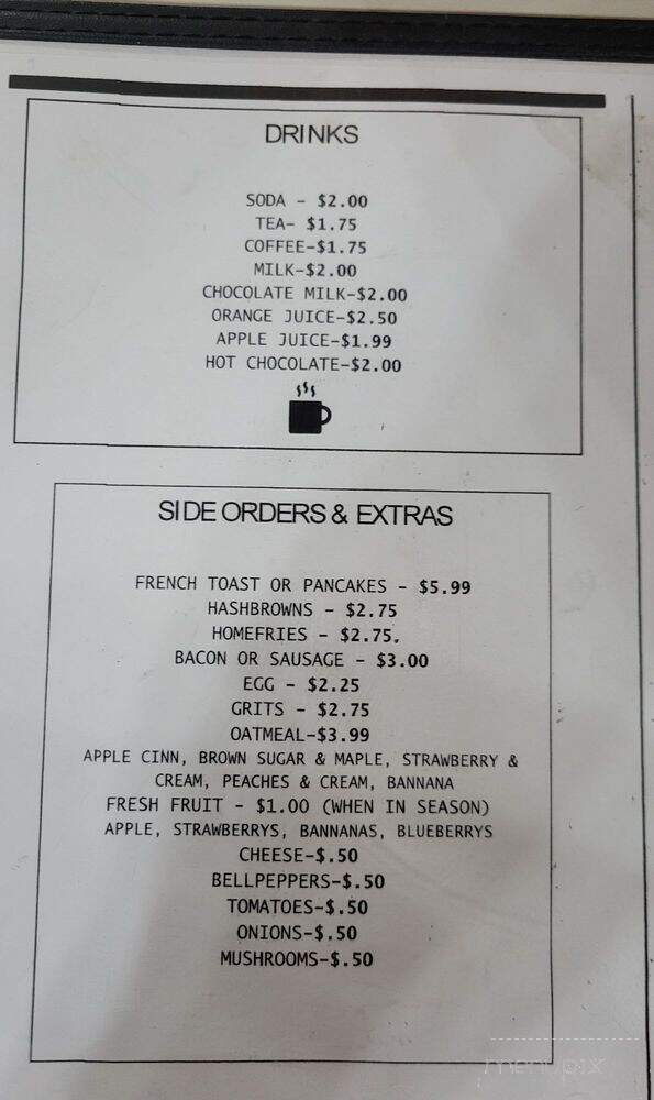 The Frying Pan - Smithfield, NC menu_pic