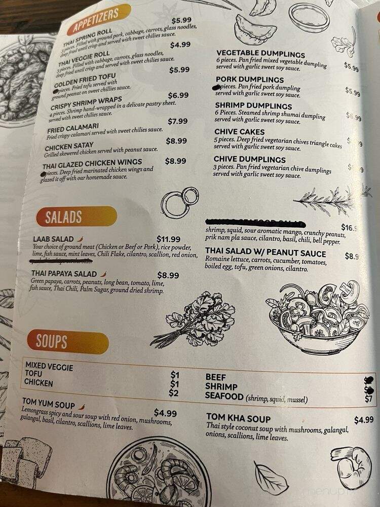 Every Thai - Philadelphia, PA menu_pic