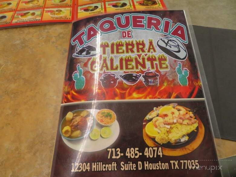 Taqueria Mi Tierra Caliente - Houston, TX menu_pic