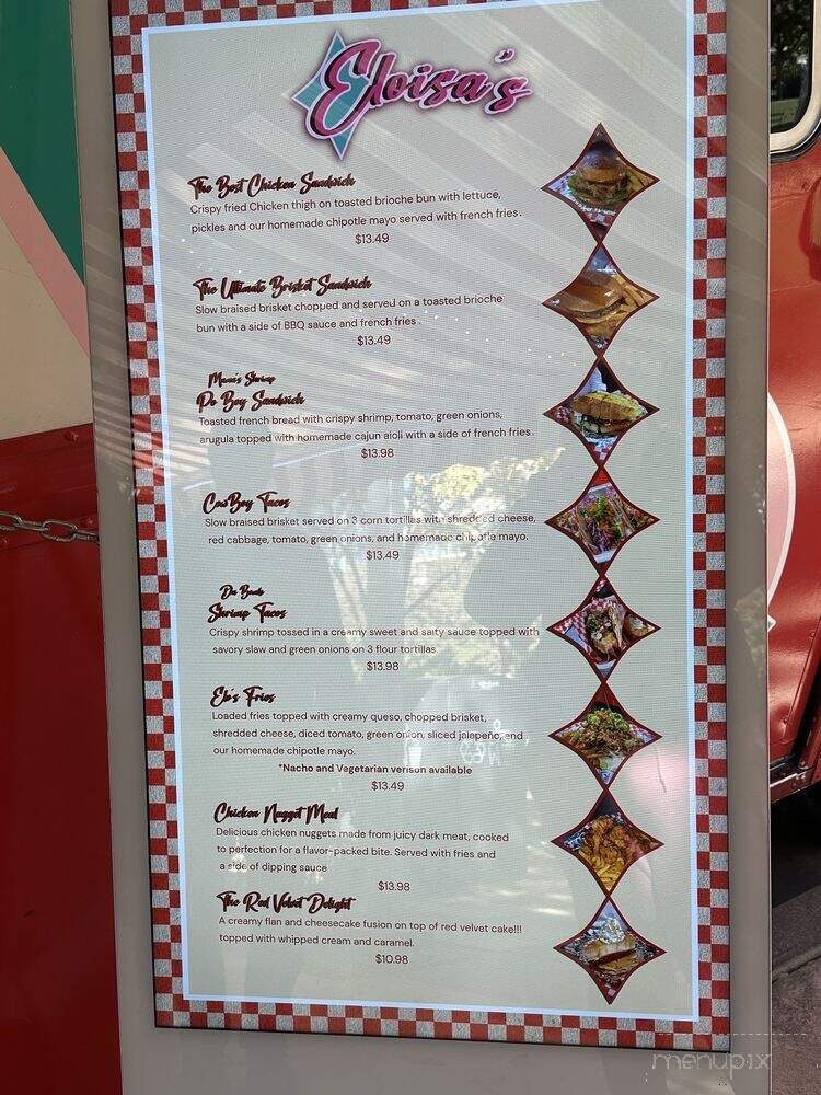 Eloisa's Kitchen - Dallas, TX menu_pic