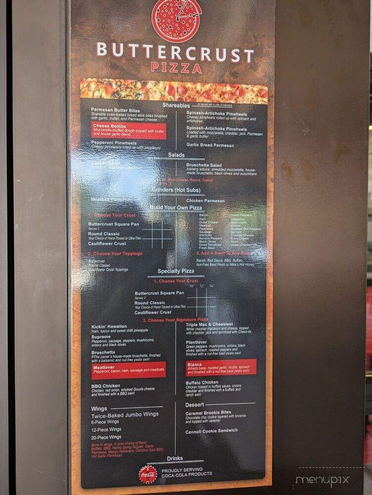 Buttercrust Pizza - Oviedo, FL menu_pic