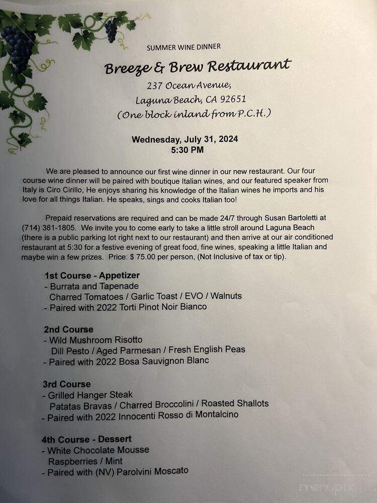 Breeze & Brew - Laguna Beach, CA