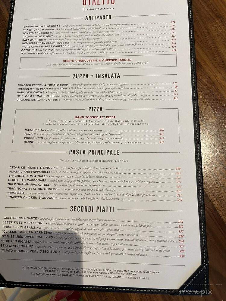 Stretto Coastal Italian Table - Punta Gorda, FL