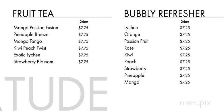 Alteatude - Estes Park, CO menu_pic
