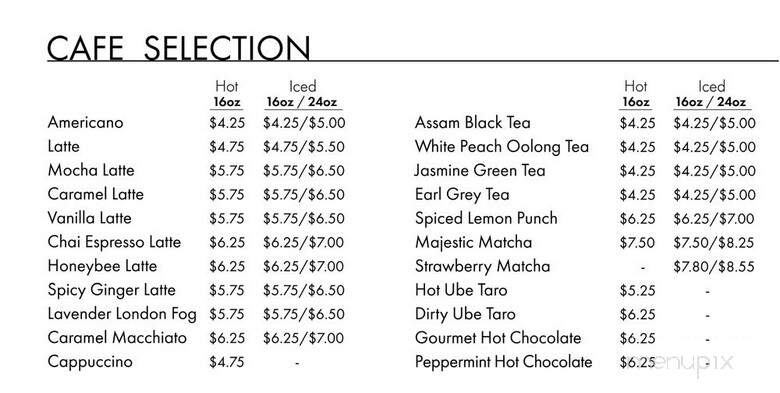 Alteatude - Estes Park, CO menu_pic