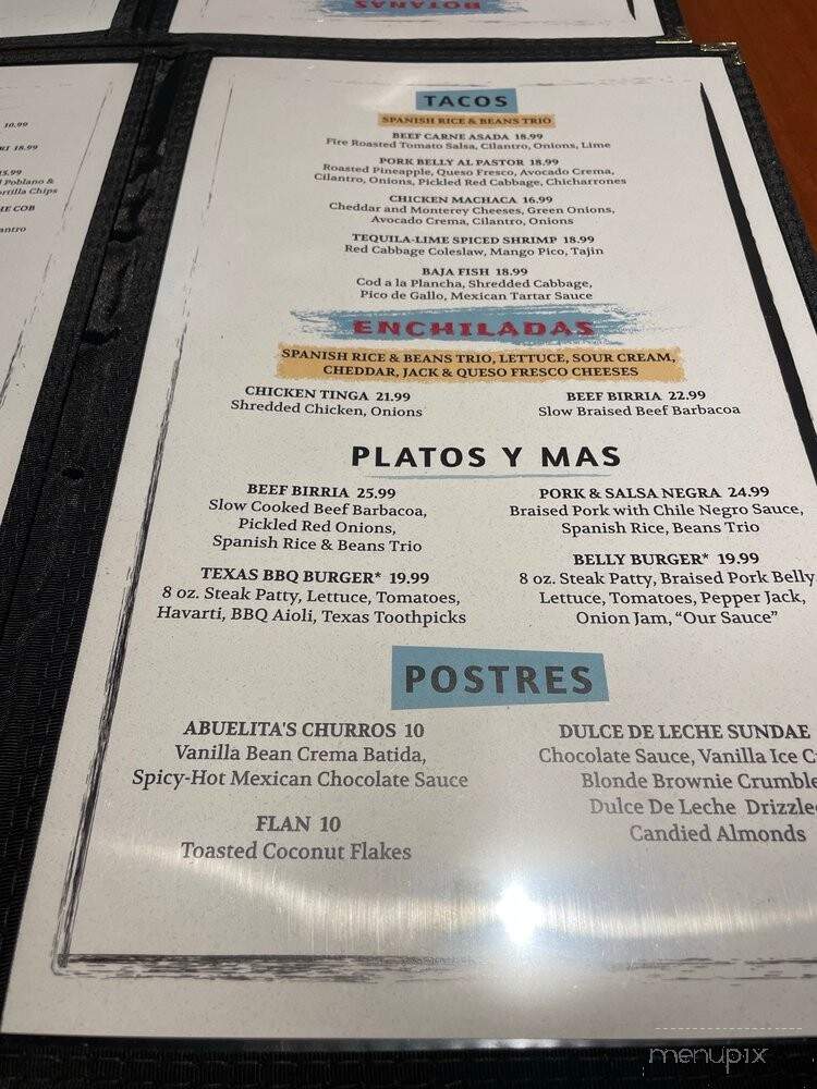 El Jefe's Cantina Tahoe - South Lake Tahoe, CA menu_pic