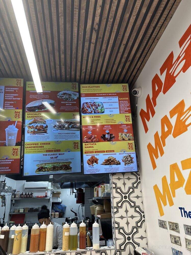 Mazzy's Chopped Cheese - New York, NY menu_pic