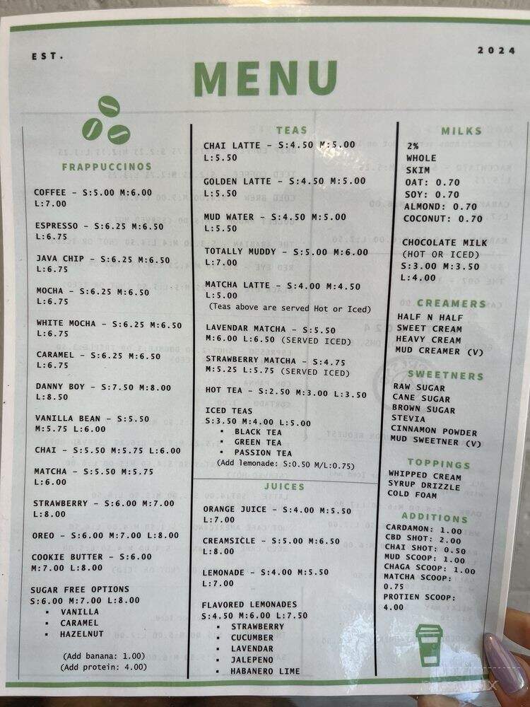 Espresso Self - Desert Hot Springs, CA menu_pic