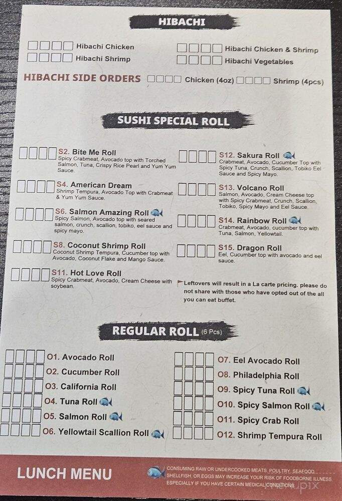 King NoodleSushi - College Station, TX menu_pic