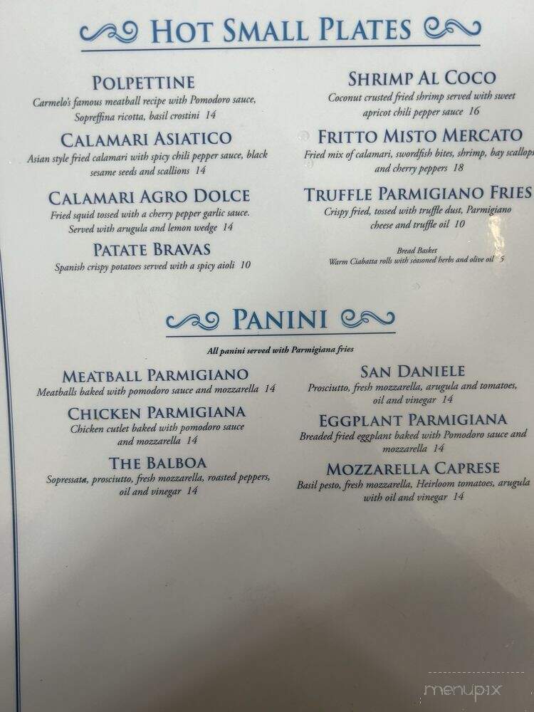 Ortigia Cucina & Bar - Punta Gorda, FL menu_pic