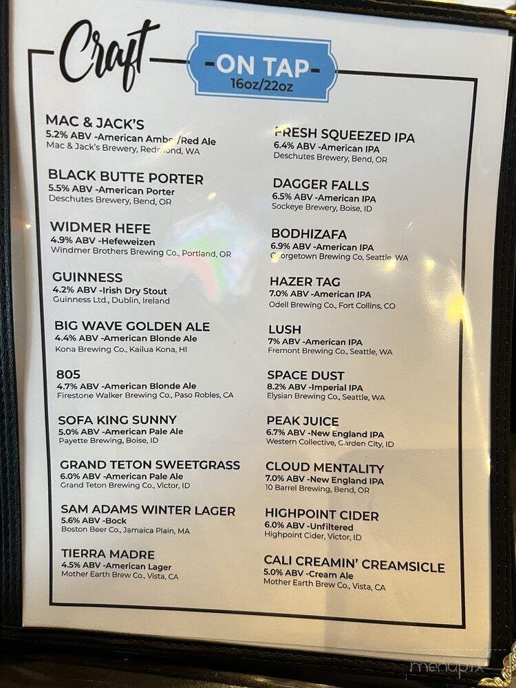Giggy Ds - Meridian, ID menu_pic