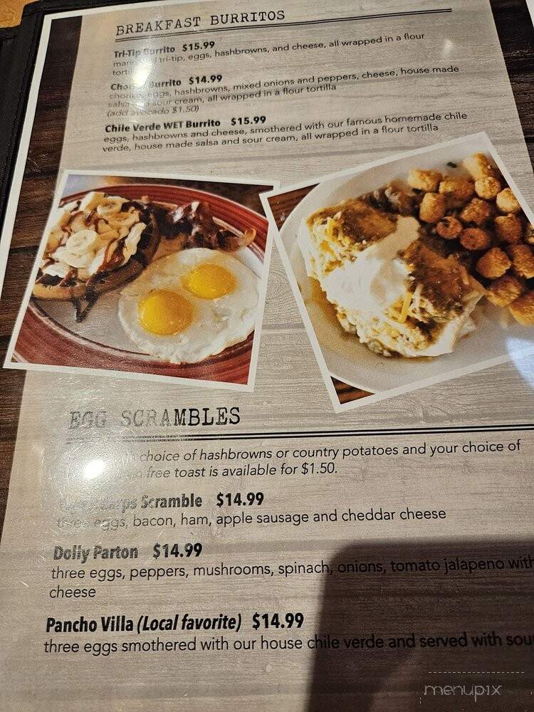 Red's Country Kitchen - Lincoln, CA menu_pic