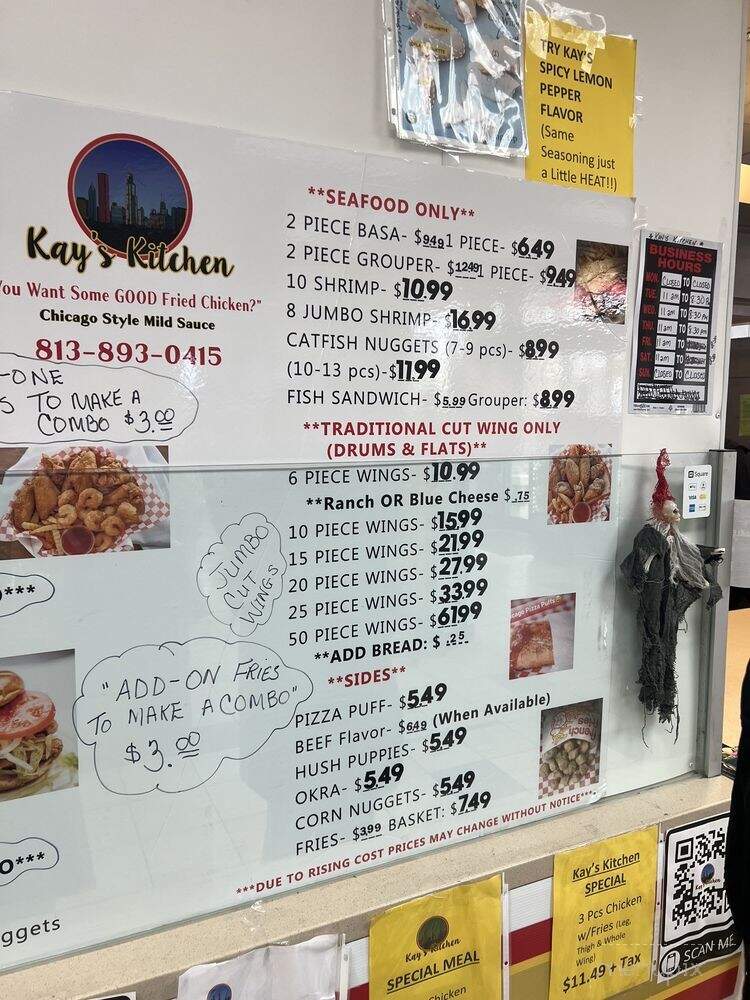 Kay's Kitchen - Tampa, FL menu_pic