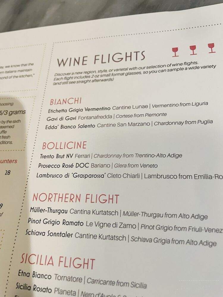 Vino & Eataly Chicago - Chicago, IL menu_pic