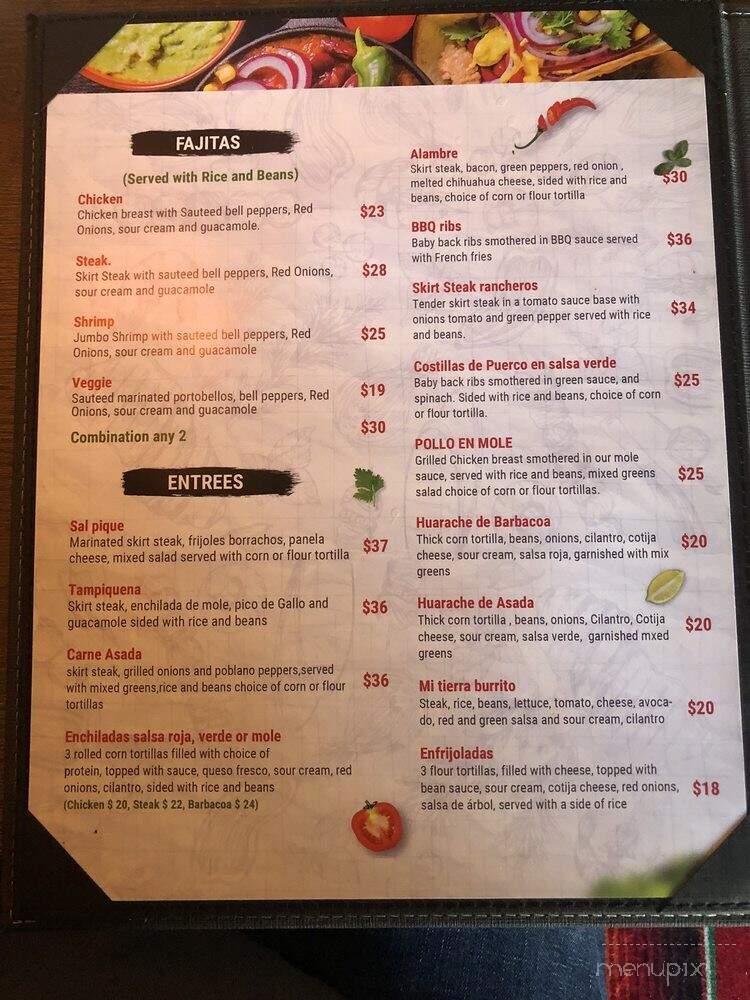 Sal Pique - Park Ridge, IL menu_pic