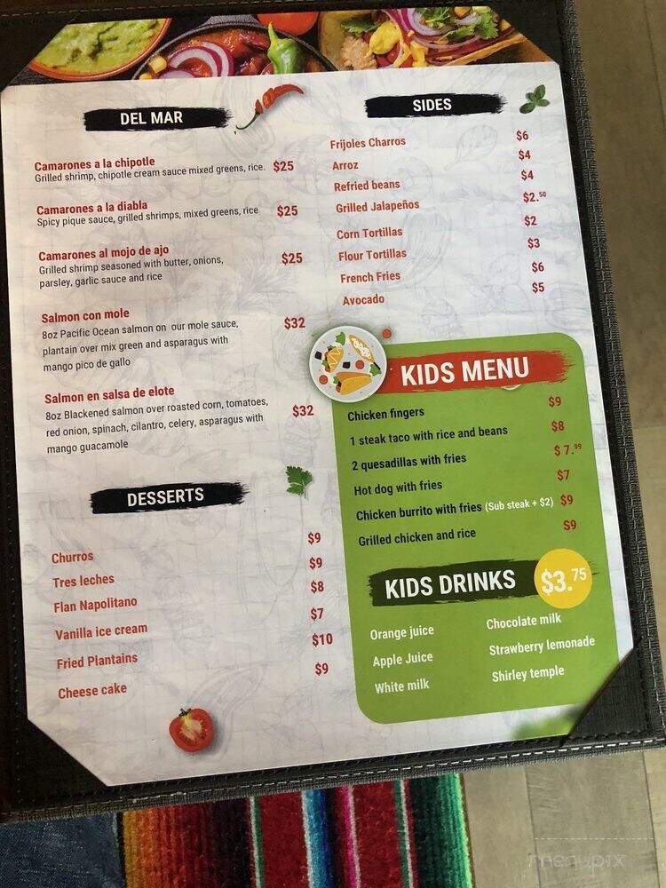 Sal Pique - Park Ridge, IL menu_pic