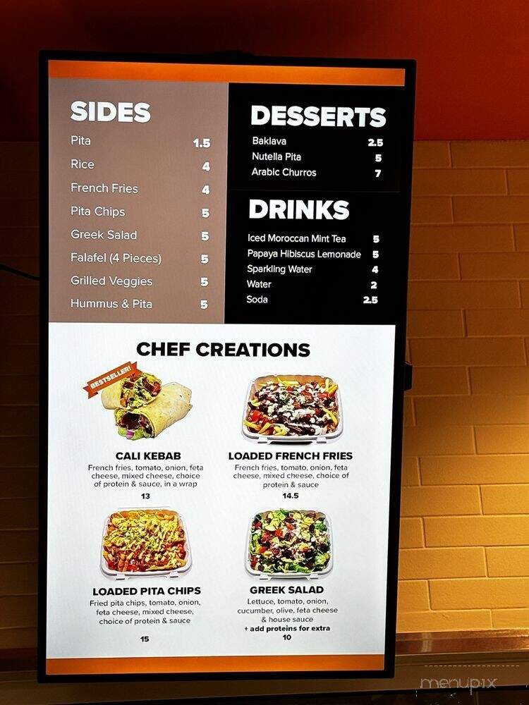 Kebab Craft Mediterranean Grill - Stanton, CA menu_pic
