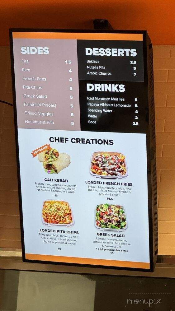 Kebab Craft Mediterranean Grill - Stanton, CA menu_pic