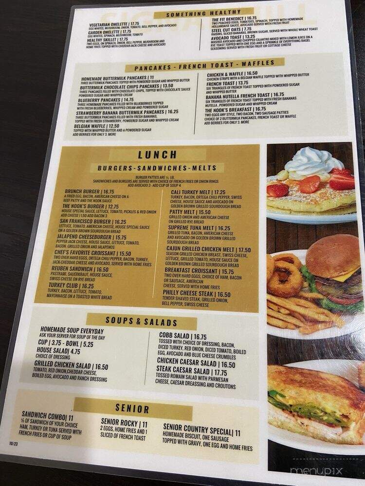The Nook Breakfast Spot - Signal Hill, CA menu_pic
