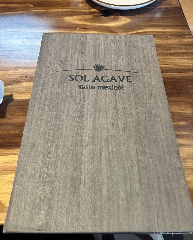 Sol Agave - Salt Lake City, UT menu_pic