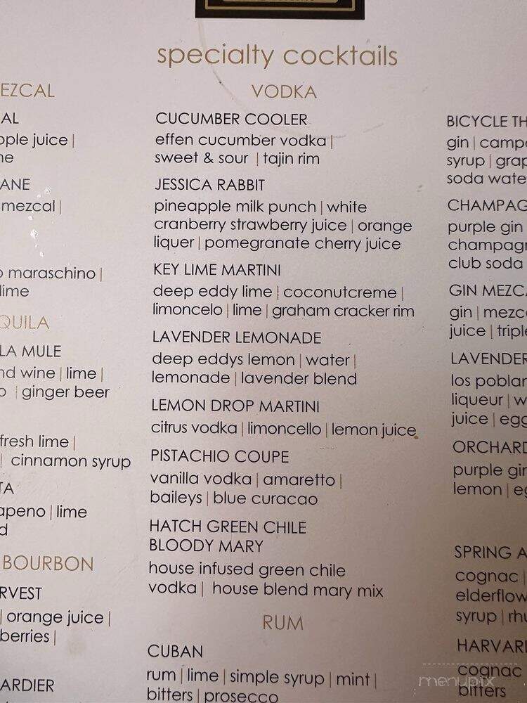 Miguel's On Mesquite - Las Cruces, NM menu_pic