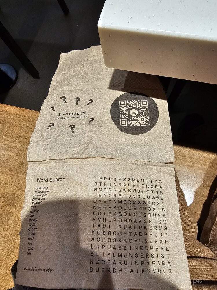 Honeygrow - Alexandria, VA menu_pic