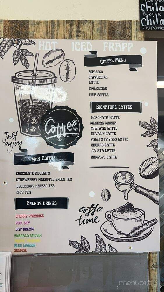 Mi Cafesito Van Ness - Fresno, CA menu_pic