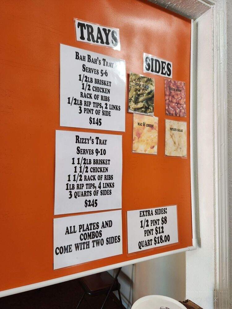 Three Snaps BBQ - Los Angeles, CA menu_pic