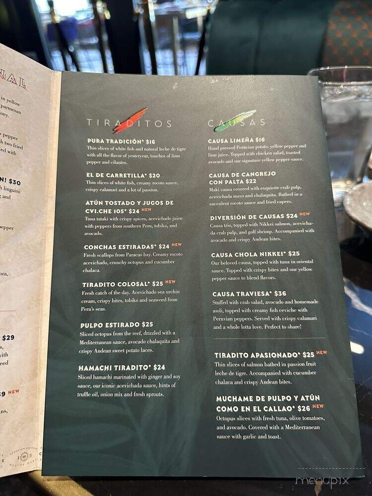 CVI.CHE 105 - Coral Gables, FL menu_pic