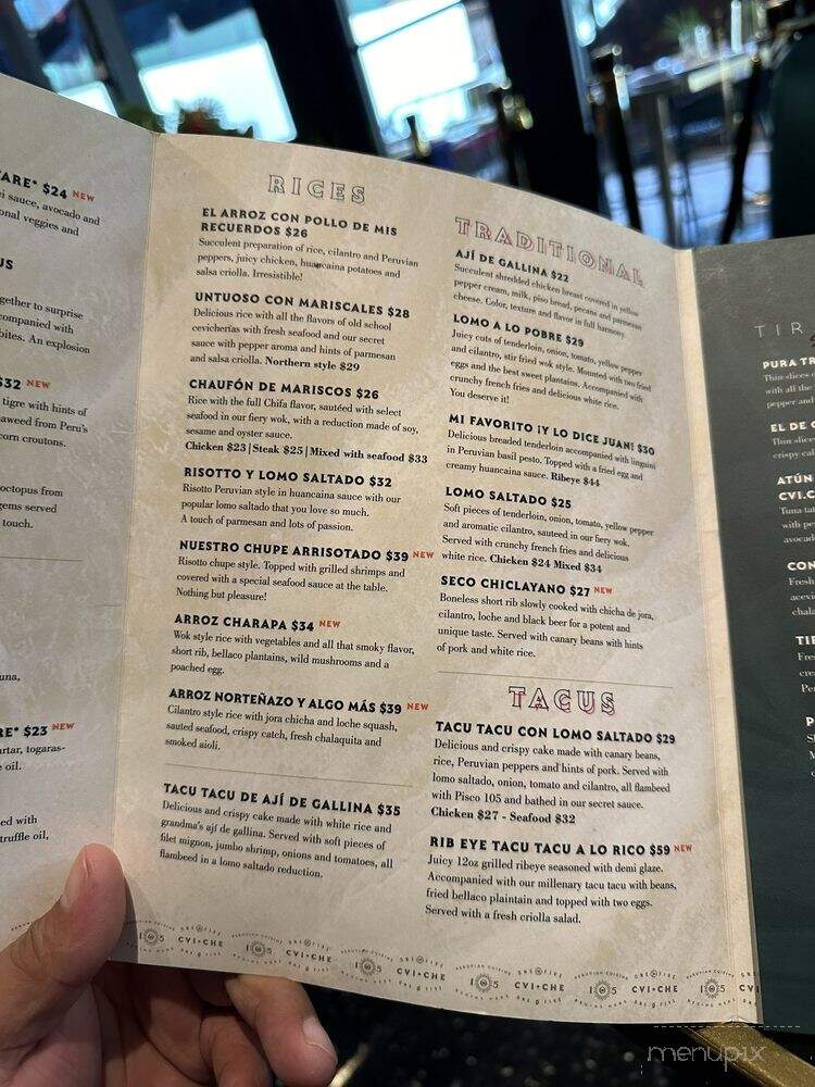 CVI.CHE 105 - Coral Gables, FL menu_pic