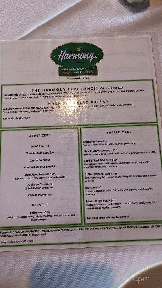 Harmony Brazilian Steakhouse & Bar - Mammoth Lakes, CA