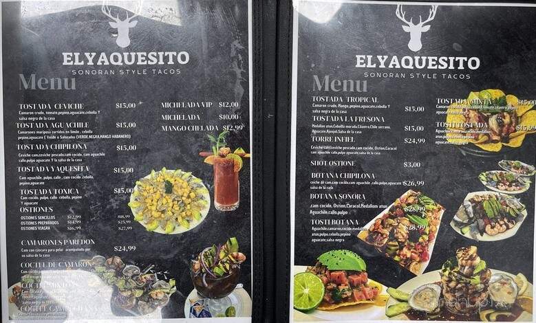 El Yaquesito - Henderson, NV menu_pic