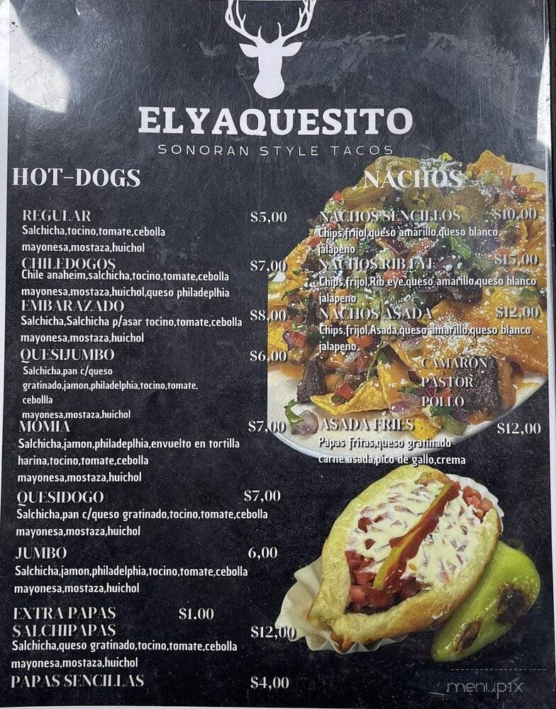 El Yaquesito - Henderson, NV menu_pic