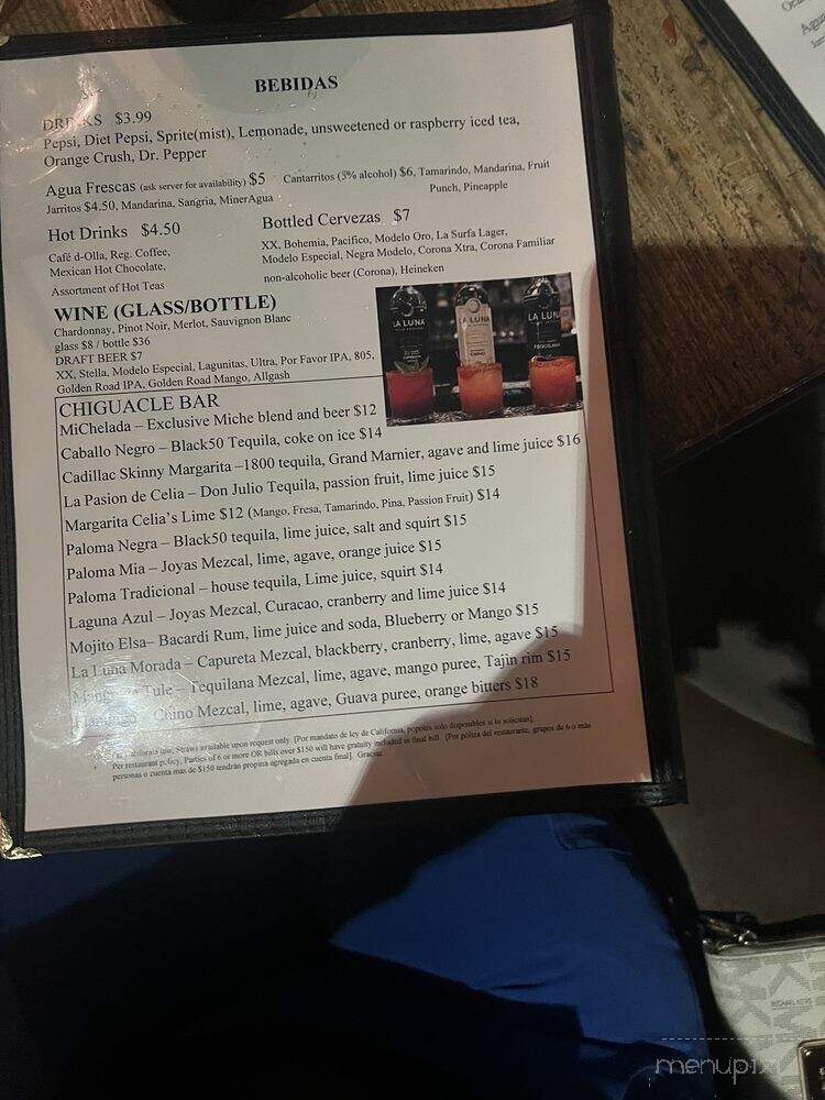 Chiguacle Tacos Mezcal and Mas - Los Angeles, CA menu_pic