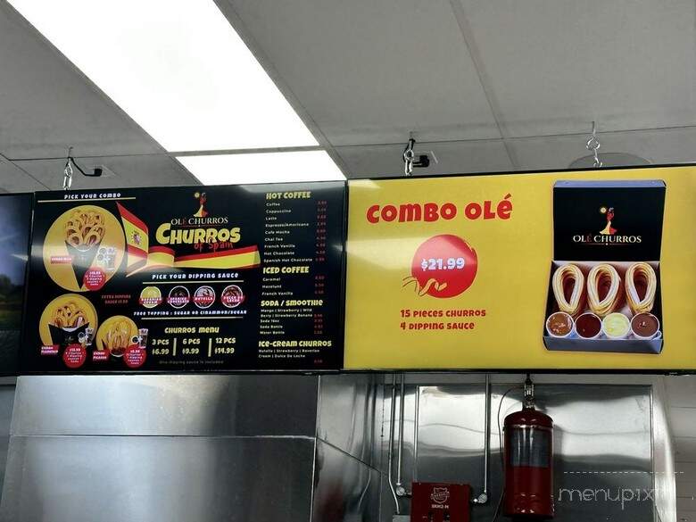 Ole Churros - Las Vegas, NV menu_pic