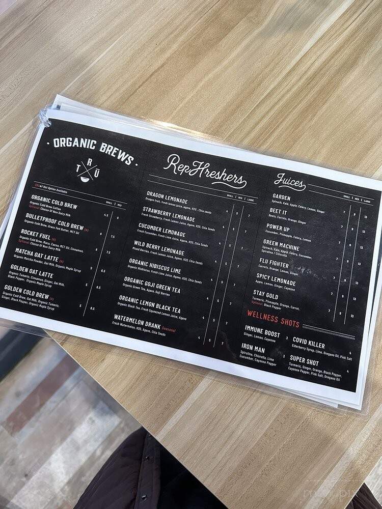 TRU Bowl Superfood Bar - Montebello, CA menu_pic