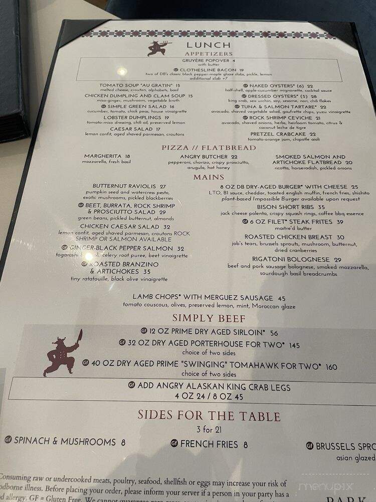 Park Ave Kitchen by David Burke - New York, NY menu_pic