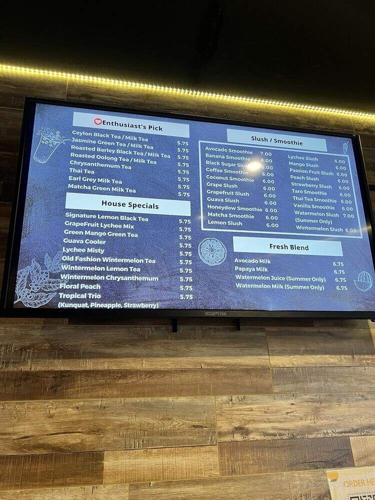 Tea Era - San Jose, CA menu_pic