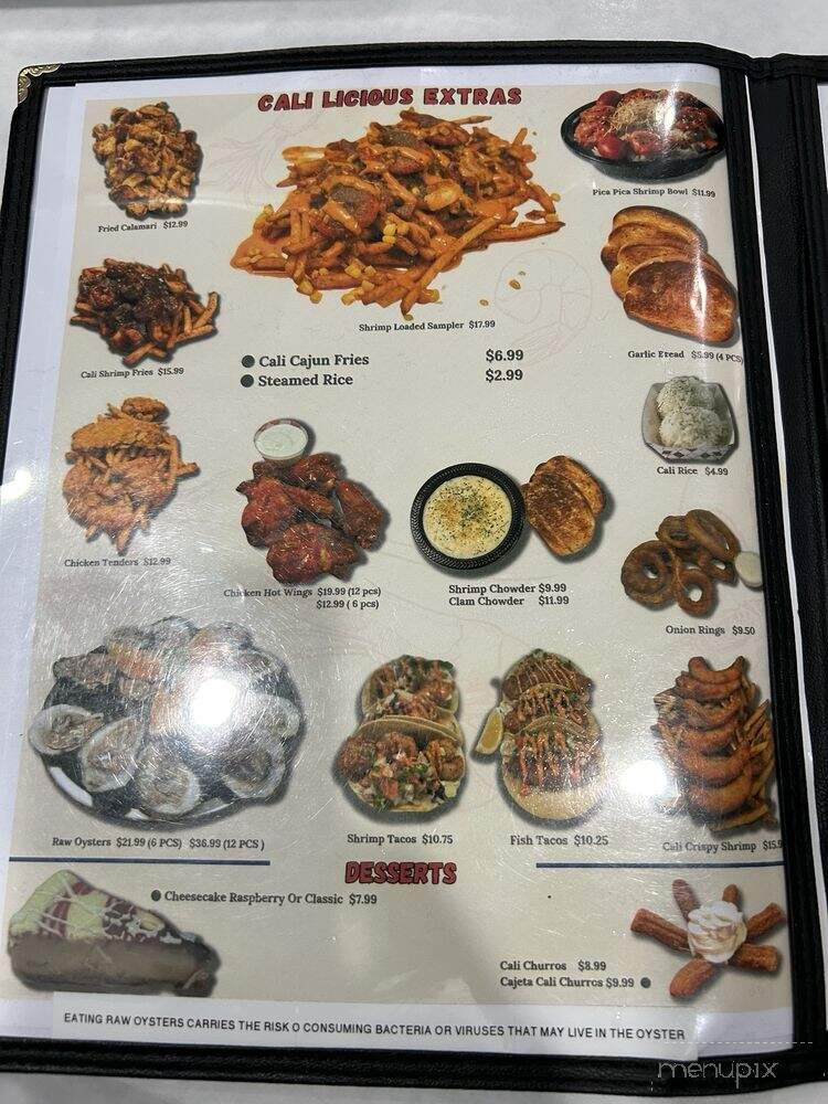 Cali Licious CrabBrews - Santa Ana, CA menu_pic