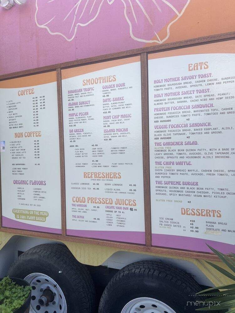 Ahonui Foods - Kahului, HI menu_pic